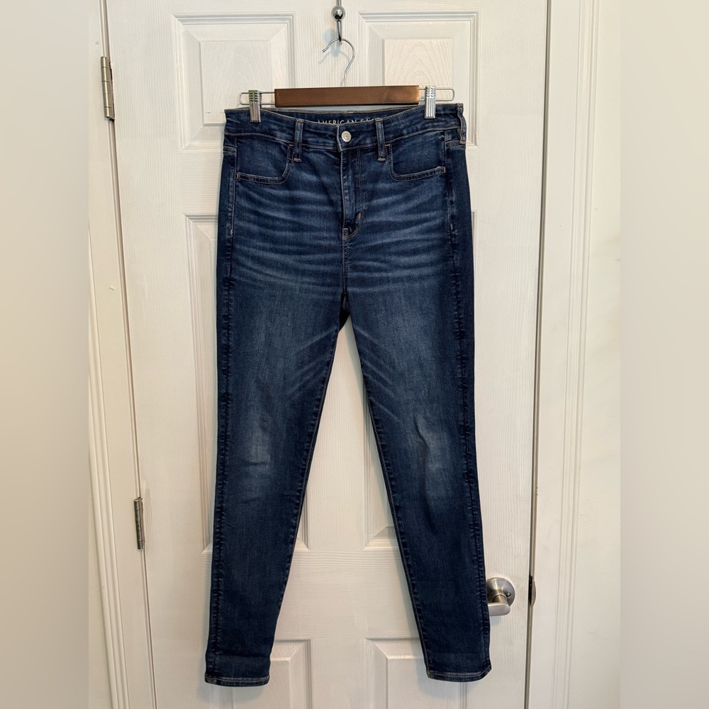 American Eagle Outfitters Dark Blue Skinny Jeans
